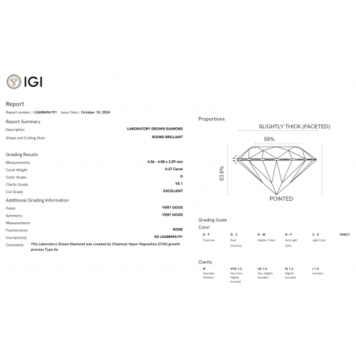 14K Λευκόχρυσό Δαχτυλίδι με Οικολογικό Διαμάντι 027457FW