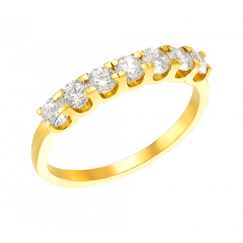 14K Χρυσό Δαχτυλίδι με Ζiργκόν 0305K1