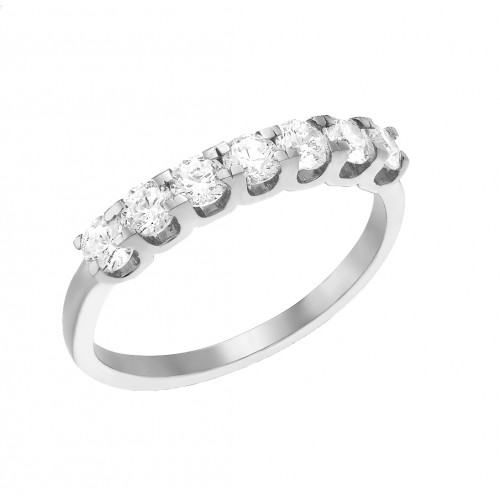 18K Λευκόχρυσο Δαχτυλίδι με Οικολογικό Διαμάντι 0305L18