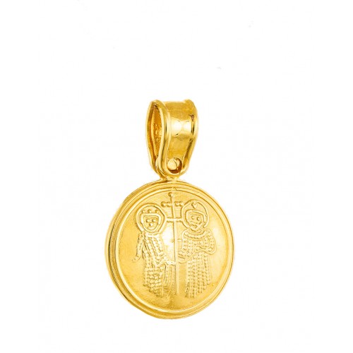 9K Χρυσό Κωνσταντινάτο Διπλής Όψεως 0603K1