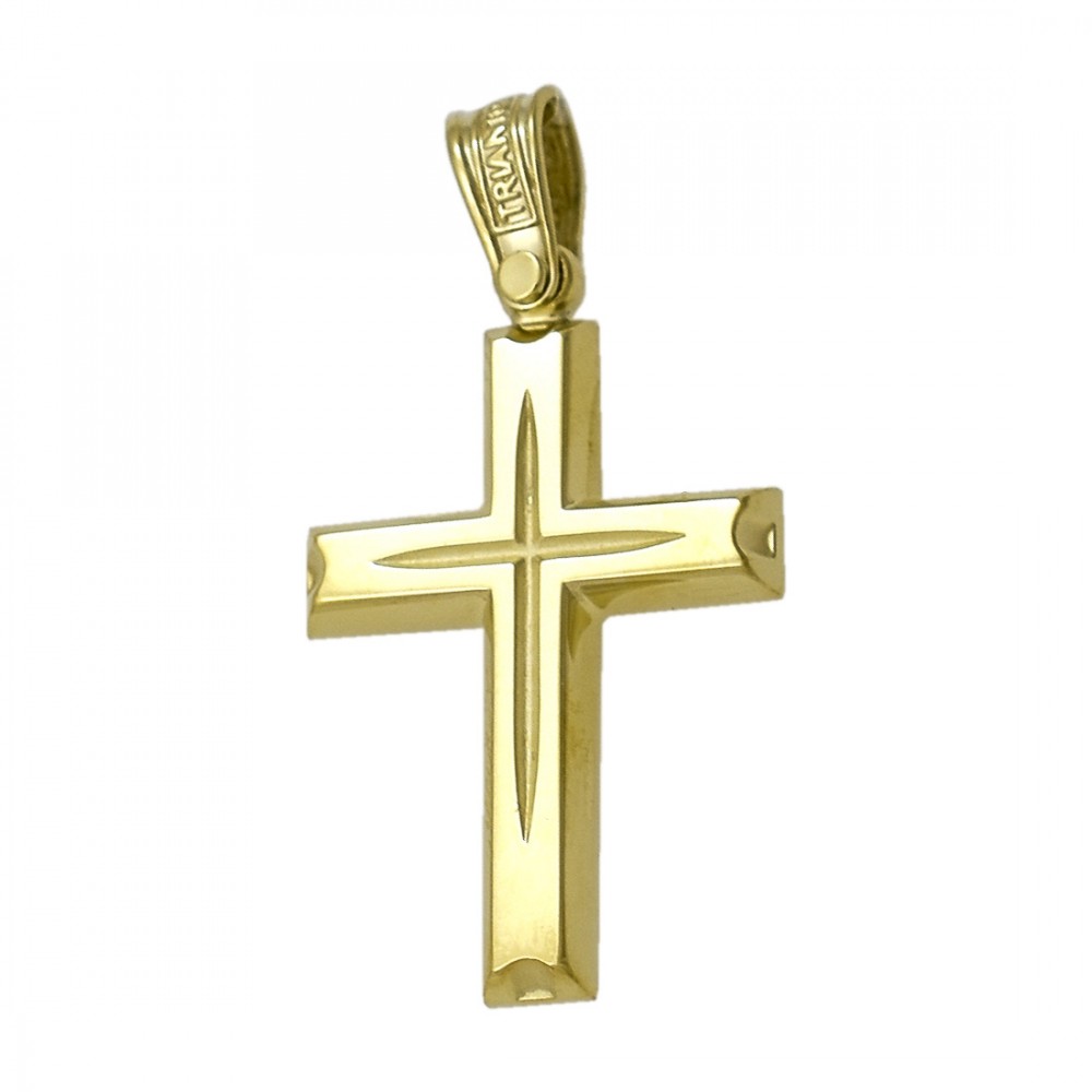 18K Χρυσός Σταυρός 171015ST 18K Χρυσός Σταυρός 171015ST