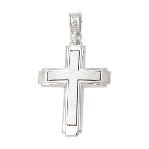 14K Λευκόχρυσος Σταυρός 171016TRW