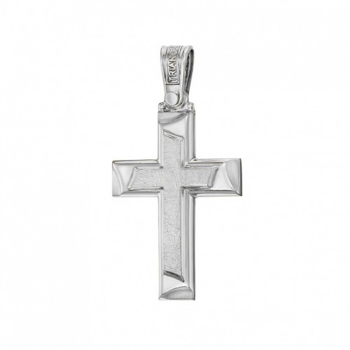 14K Λευκόχρυσος Σταυρός 121364TR