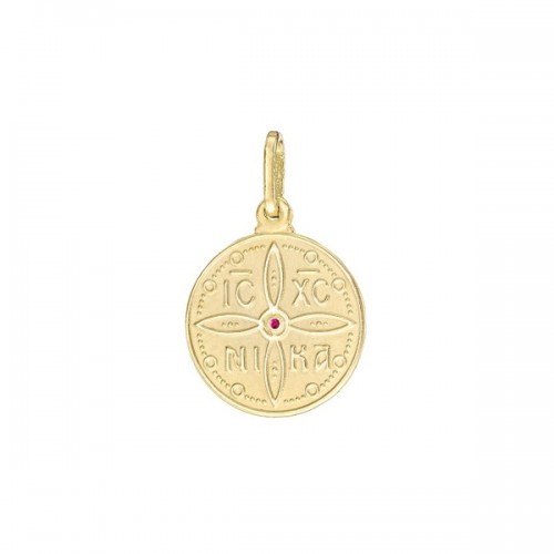 14K, Χρυσό Κωνσταντινάτο, με Ρουμπίνι 131102RB