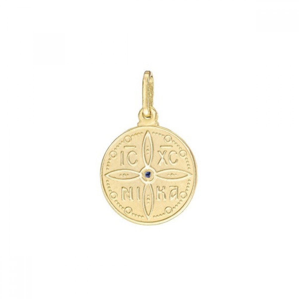 14K, Χρυσό Κωνσταντινάτο, με Ζαφείρη 131102ZF 14K, Χρυσό Κωνσταντινάτο, με Ζαφείρη 131102ZF
