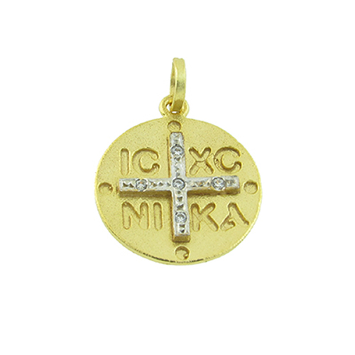 14K, Χρυσό Κωνσταντινάτο, με Ζιργκόν 1337GL