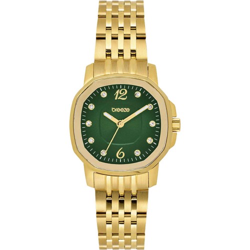 BREEZE Majestic Swarovski Χρυσό με Μπρασελέ από Ανοξείδωτο Ατσάλι 2013212511.7 BREEZE Majestic Swarovski Χρυσό με Μπρασελέ από Ανοξείδωτο Ατσάλι 2013212511.7