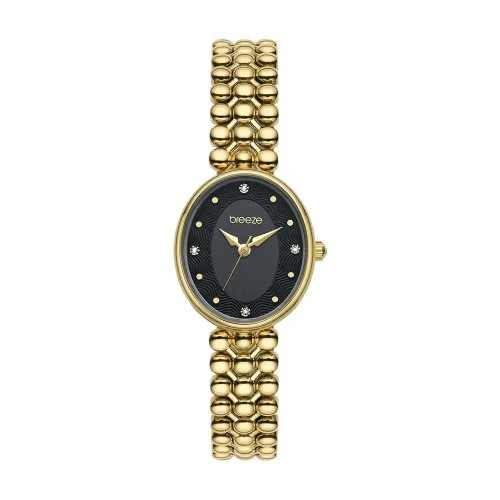 BREEZE Sirena με Κρύσταλλα και Χρυσό Μπρασελέ από Ανοξείδωτο Ατσάλι 2013212591.2