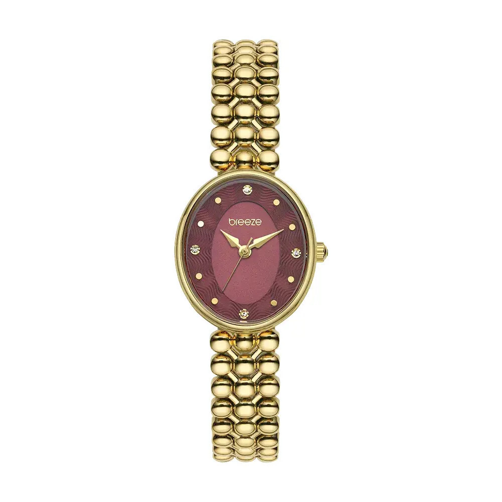 BREEZE Sirena με Κρύσταλλα και Χρυσό Μπρασελέ από Ανοξείδωτο Ατσάλι 2013212591.7