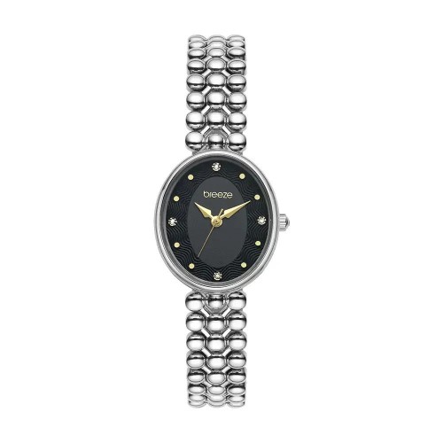 BREEZE Sirena με Κρύσταλλα και Ασημί Μπρασελέ από Ανοξείδωτο Ατσάλι 2013612591.2