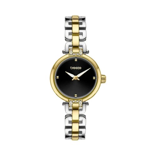 BREEZE Knotique με Κρύσταλλα και Μπρασελέ Δύο Τόνων από Ανοξείδωτο Ατσάλι 2013713021.2