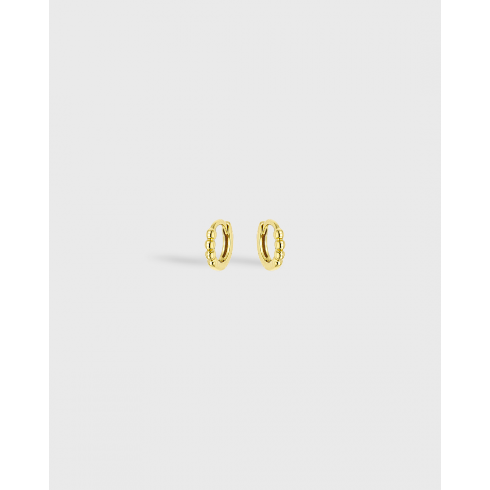 VOGUE 925 Ασήμι Σκουλαρίκια Επιχρυσωμένα Κρίκοι 20171556201