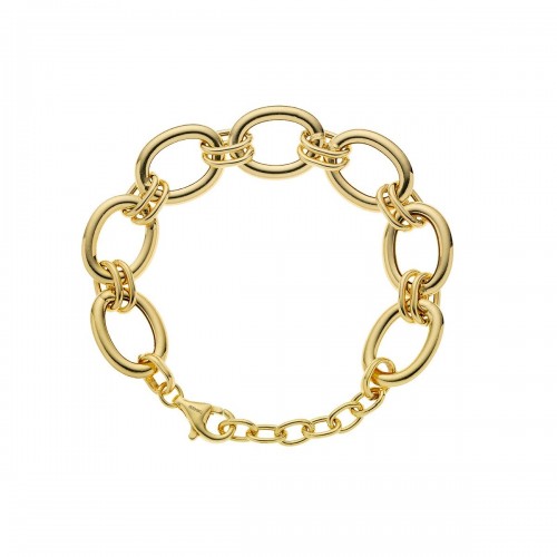 BREEZE Βραχιόλι από Ασήμι 925 Επιχρυσωμένο Κρίκοι 2017313011.1