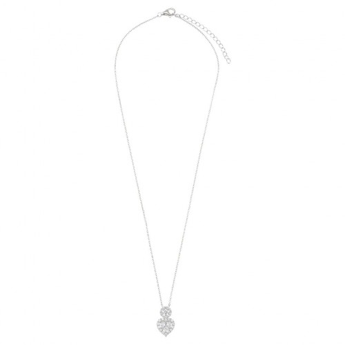 BREEZE Κολιέ ΄''Καρδιά'', Ασήμι 925, με Λευκά Ζιργκόν 2017416026.4