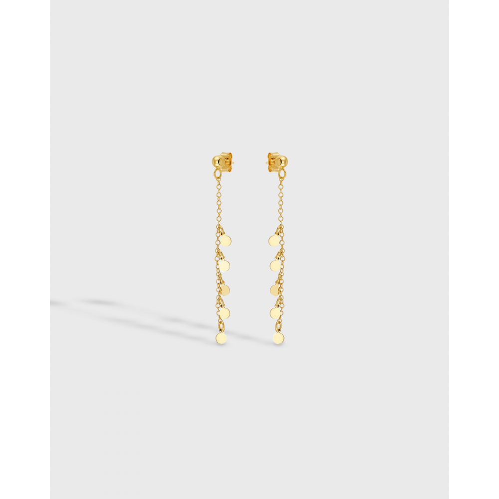 VOGUE Σκουλαρίκια 925 Ασήμι Επιχρυσωμένα Κρεμαστά 20174901201