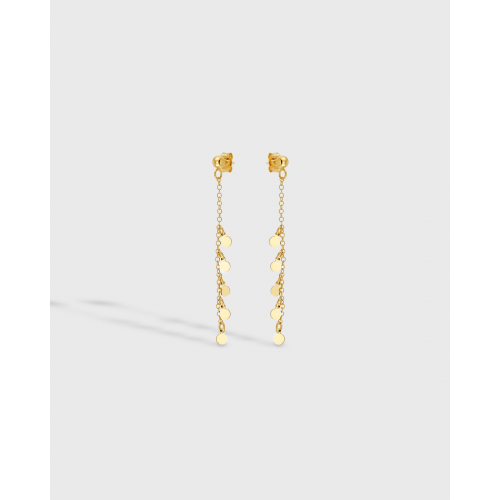 VOGUE Σκουλαρίκια 925 Ασήμι Επιχρυσωμένα Κρεμαστά 20174901201