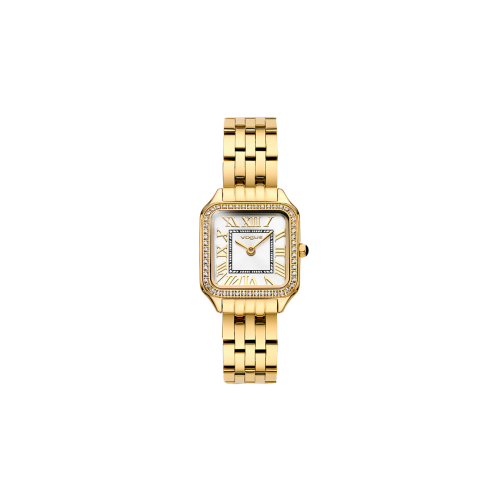 VOGUE Victoria με Επιχρυσωμένο Μπρασελέ από Ανοξείδωτο Ατσάλι και Ζιργκόν 2020615541