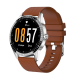 DAS.4 SG44 Smartwatch Brown Rubber Strap 50122