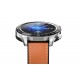 DAS.4 SG22 Smartwatch Stainless Steel Brown Leather Strap 75032