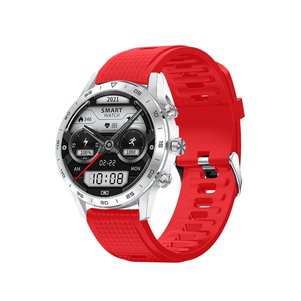 DAS.4 SU20 Smartwatch Red Rubber Strap 80044