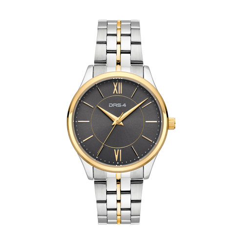 DAS.4 Αναλογικό Ρολόι Δύο Τόνων με Μπρασελέ από Ανοξείδωτο Ατσάλι 2031100361