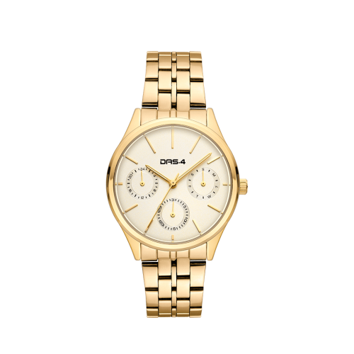 DAS.4 Women's Analogue Watch,Stainless Steel Bracelet ,in gold plating 2031100441