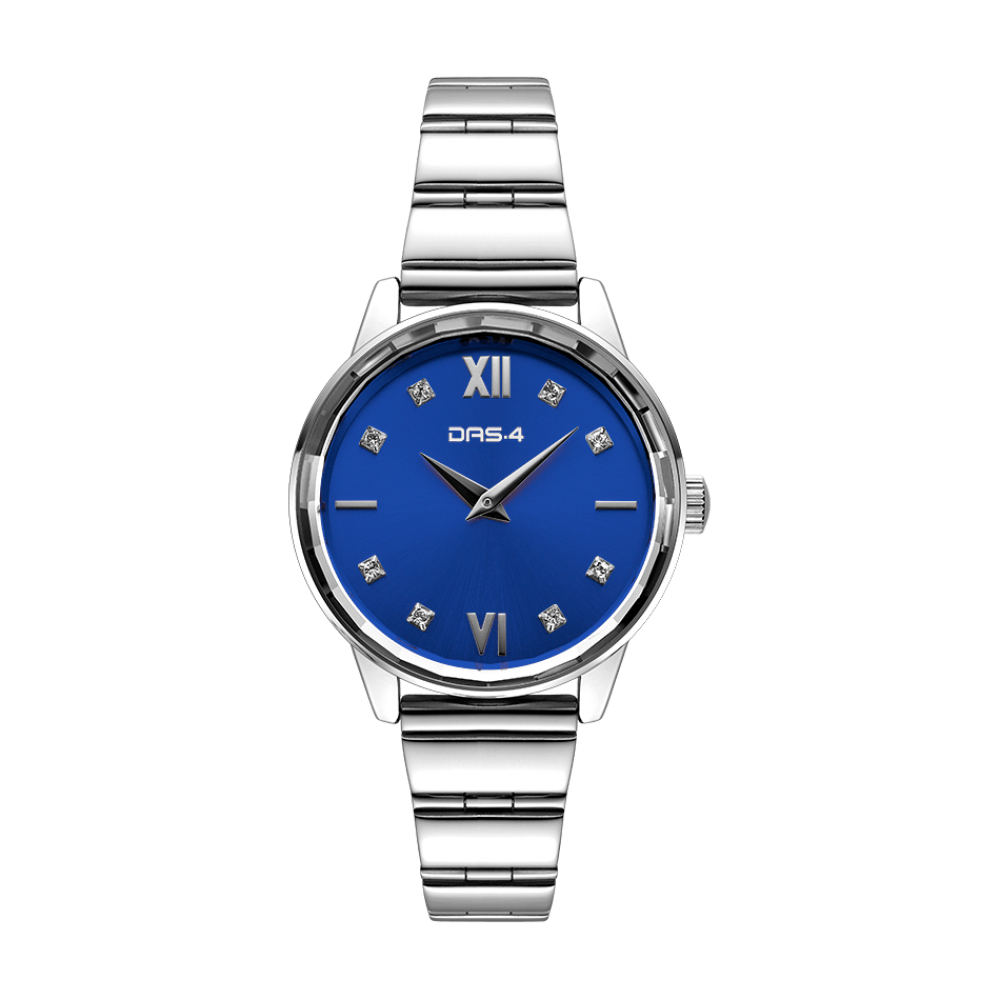 DAS.4 Analogue Wοmen΄'s Watch, Stainless Steel Bracelet with CZ 2031100882