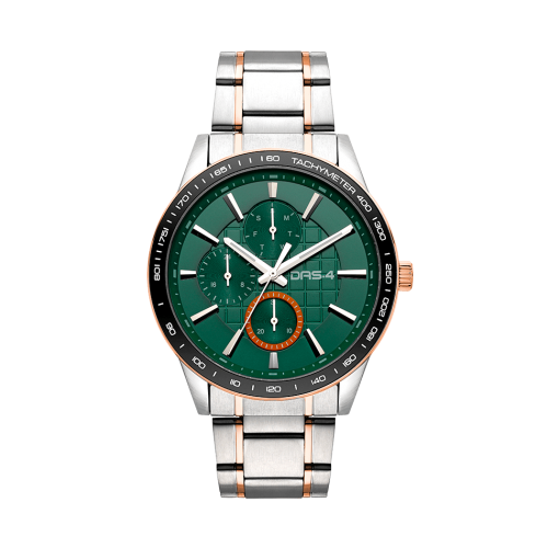 DAS.4 Ανδρικό Αναλογικό Ρολόι με Δίχρωμο Μπρασελ΄έ 2031350271