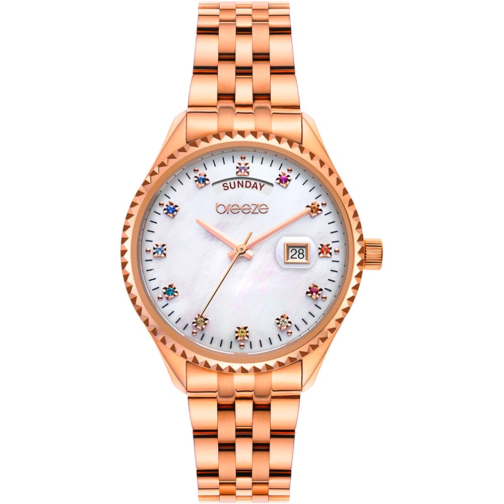 BREEZE Glacier Crystals Rose Gold Stainless Steel Bracelet 212251.4 BREEZE Glacier Crystals Rose Gold Stainless Steel Bracelet 212251.4