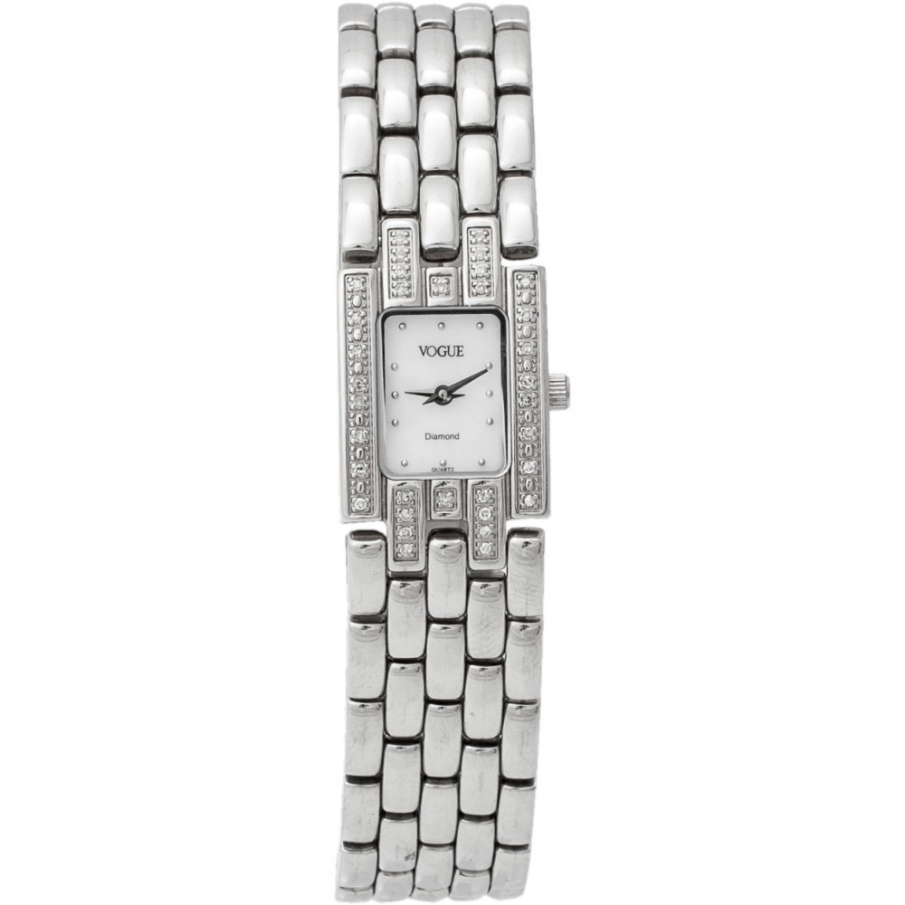 VOGUE Diamond Vintage Silver Stainless Steel Bracelet 321471.1