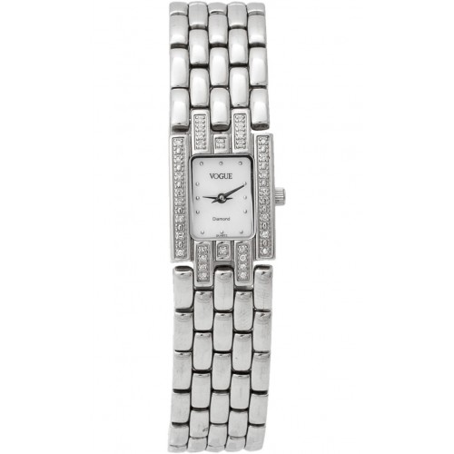 VOGUE Diamond Vintage Silver Stainless Steel Bracelet 321471.1