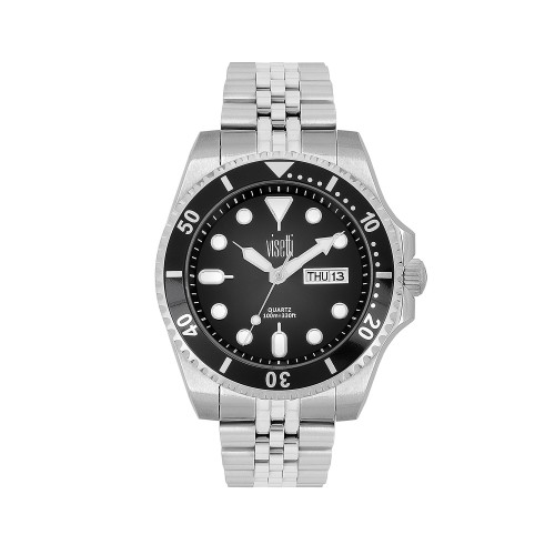 VISETTI Vitality με Ασημί Μπρασελέ από Ανοξείδωτο Ατσάλι 41I-SW003SB