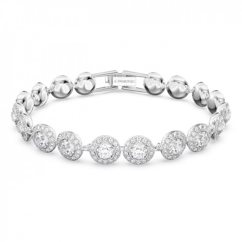 SWAROVSKI Angelic Βραχιόλι, Στρογγυλή Κοπή,Pave,  Λευκό, Επιροδιωμένο 5071173
