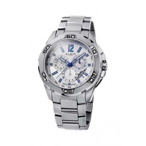 ELGIN Chronograph Stainless Steel Bracelet 52101.1