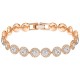 SWAROVSKI Angelic Βραχιόλι Στρογγυλό, Λευκό, Ροζ Επιχρυσωμένο 5240513 SWAROVSKI Angelic Βραχιόλι Στρογγυλό, Λευκό, Ροζ Επιχρυσωμένο 5240513