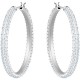 SWAROVSKI Stone Σκουλαρίκια Κρίκοι, Λευκό, Επιροδιωμένο 5389432 SWAROVSKI Stone Σκουλαρίκια Κρίκοι, Λευκό, Επιροδιωμένο 5389432