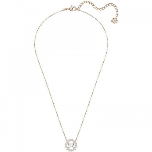 SWAROVSKI Sparkling Dance Flower Κολιέ Λευκό, Ροζ Επιχρυσωμένο 5408437