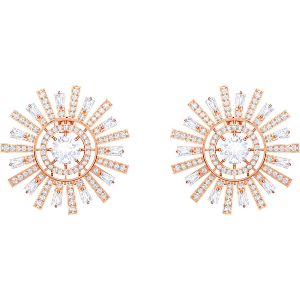 SWAROVSKI Sunshine Pierced Earrings Rose Gold Tone Plated 5464833 SWAROVSKI Sunshine Pierced Earrings Rose Gold Tone Plated 5464833