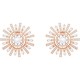 SWAROVSKI Sunshine Pierced Earrings Rose Gold Tone Plated 5464833 SWAROVSKI Sunshine Pierced Earrings Rose Gold Tone Plated 5464833
