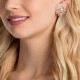 SWAROVSKI Sunshine Pierced Earrings Rose Gold Tone Plated 5464833 SWAROVSKI Sunshine Pierced Earrings Rose Gold Tone Plated 5464833