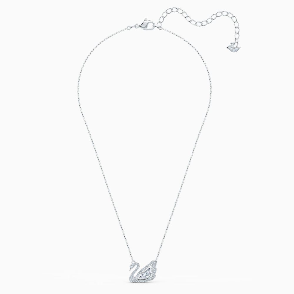SWAROVSKI Κολιέ Dancing Swan Κύκνος, Λευκό, Επιμετάλλωση ροδίου 5514421 SWAROVSKI Κολιέ Dancing Swan Κύκνος, Λευκό, Επιμετάλλωση ροδίου 5514421