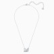SWAROVSKI Κολιέ Dancing Swan Κύκνος, Λευκό, Επιμετάλλωση ροδίου 5514421 SWAROVSKI Κολιέ Dancing Swan Κύκνος, Λευκό, Επιμετάλλωση ροδίου 5514421