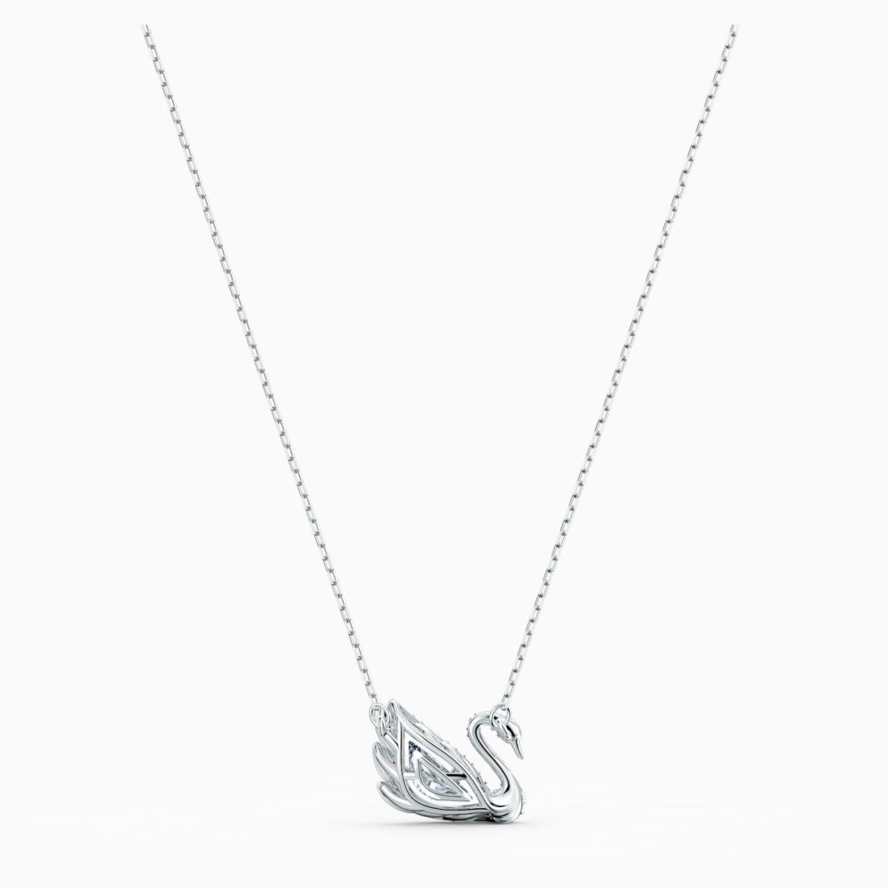 SWAROVSKI Κολιέ Dancing Swan Κύκνος, Λευκό, Επιμετάλλωση ροδίου 5514421 SWAROVSKI Κολιέ Dancing Swan Κύκνος, Λευκό, Επιμετάλλωση ροδίου 5514421