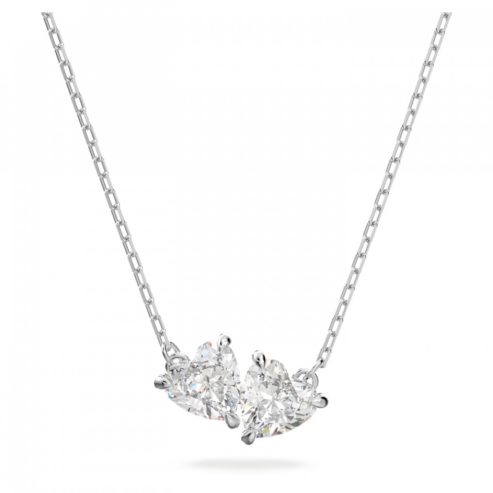 SWAROVSKI Attract Soul Κολιέ Λευκό, Επιροδιωμένο 5517117 SWAROVSKI Attract Soul Κολιέ Λευκό, Επιροδιωμένο 5517117
