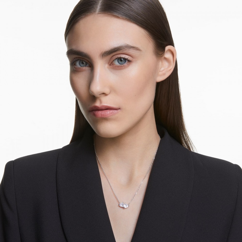 SWAROVSKI Attract Soul Κολιέ Λευκό, Επιροδιωμένο 5517117 SWAROVSKI Attract Soul Κολιέ Λευκό, Επιροδιωμένο 5517117
