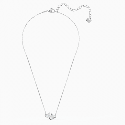 SWAROVSKI Attract Soul Κολιέ Λευκό, Επιροδιωμένο 5517117