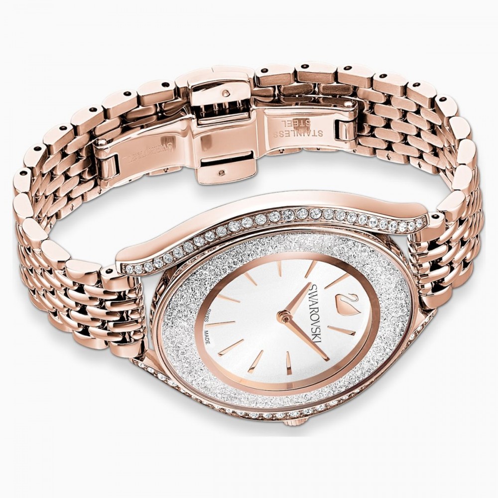 SWAROVSKI Crystalline Aura Metal Bracelet White Rose Gold Tone 5519459 SWAROVSKI Crystalline Aura Metal Bracelet White Rose Gold Tone 5519459