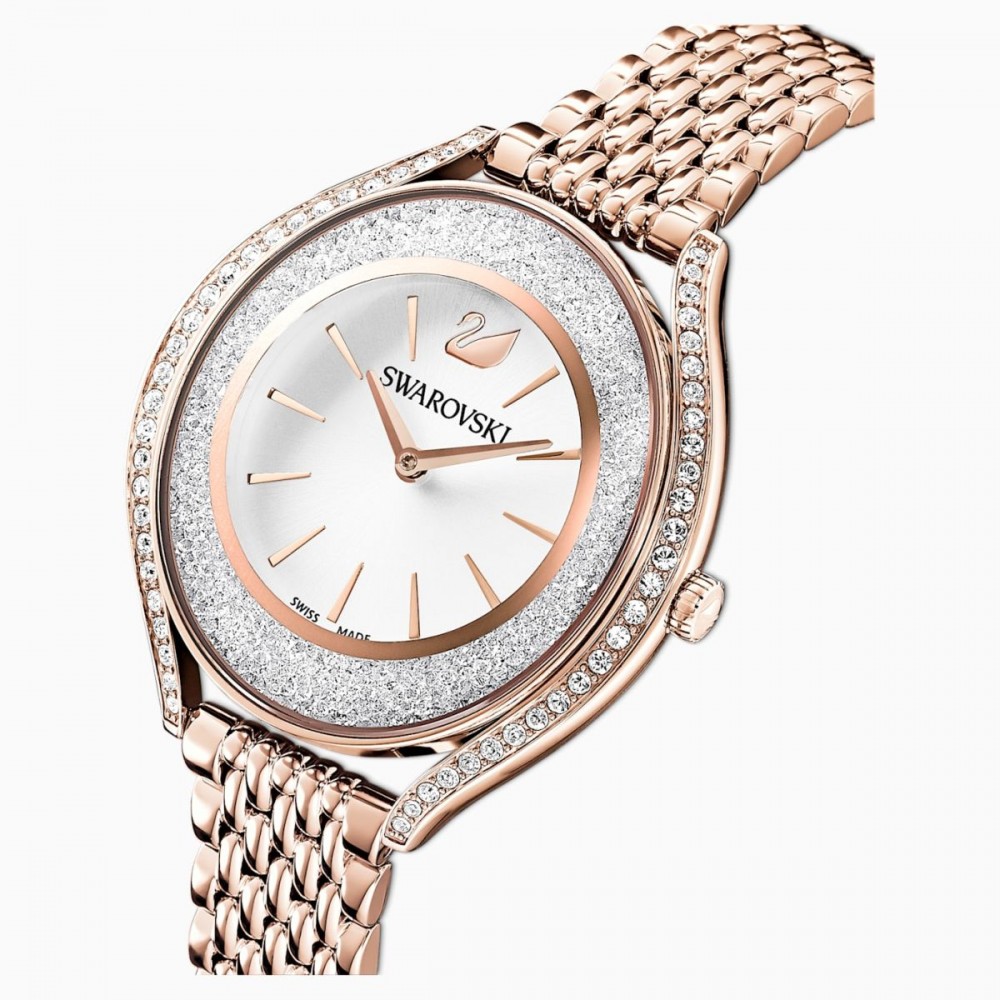 SWAROVSKI Crystalline Aura Metal Bracelet White Rose Gold Tone 5519459 SWAROVSKI Crystalline Aura Metal Bracelet White Rose Gold Tone 5519459