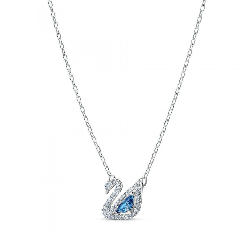 SWAROVSKI Dancing Swang Κολιέ Κύκνος, Μπλε, Επιροδιωμένο 5563464 SWAROVSKI Dancing Swang Κολιέ Κύκνος, Μπλε, Επιροδιωμένο 5563464