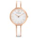 SWAROVSKI Crystalline Delight watch Swiss Made, Metal bracelet, White, Rose gold-tone 5580541